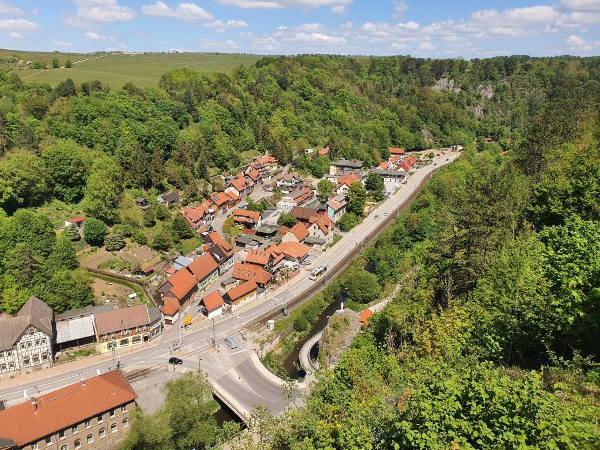 Numero1-Pension Und Cafe Rubeland Exterior foto